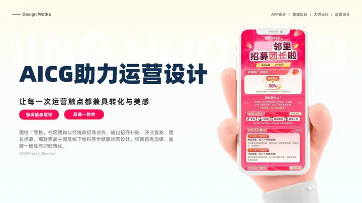 零售品牌 · 运营视觉的界面与视觉展示